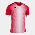 TSHIRT JOMA SUPERNOVA HOMME ROUGE BLANC