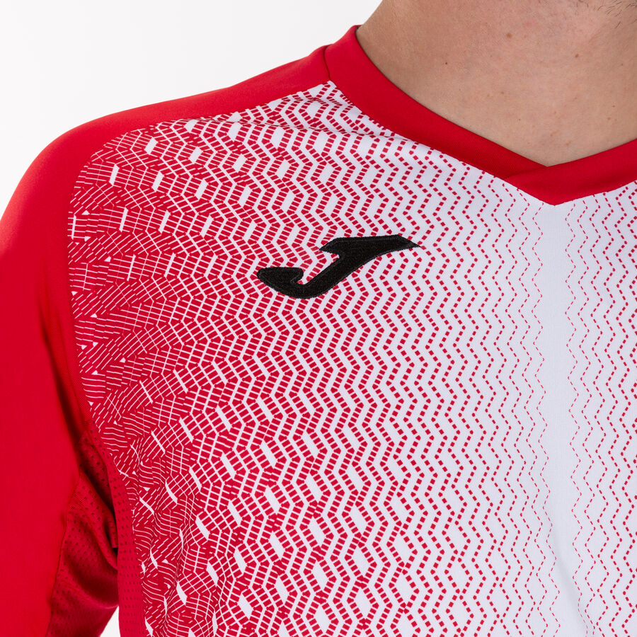 TSHIRT JOMA SUPERNOVA HOMME ROUGE BLANC