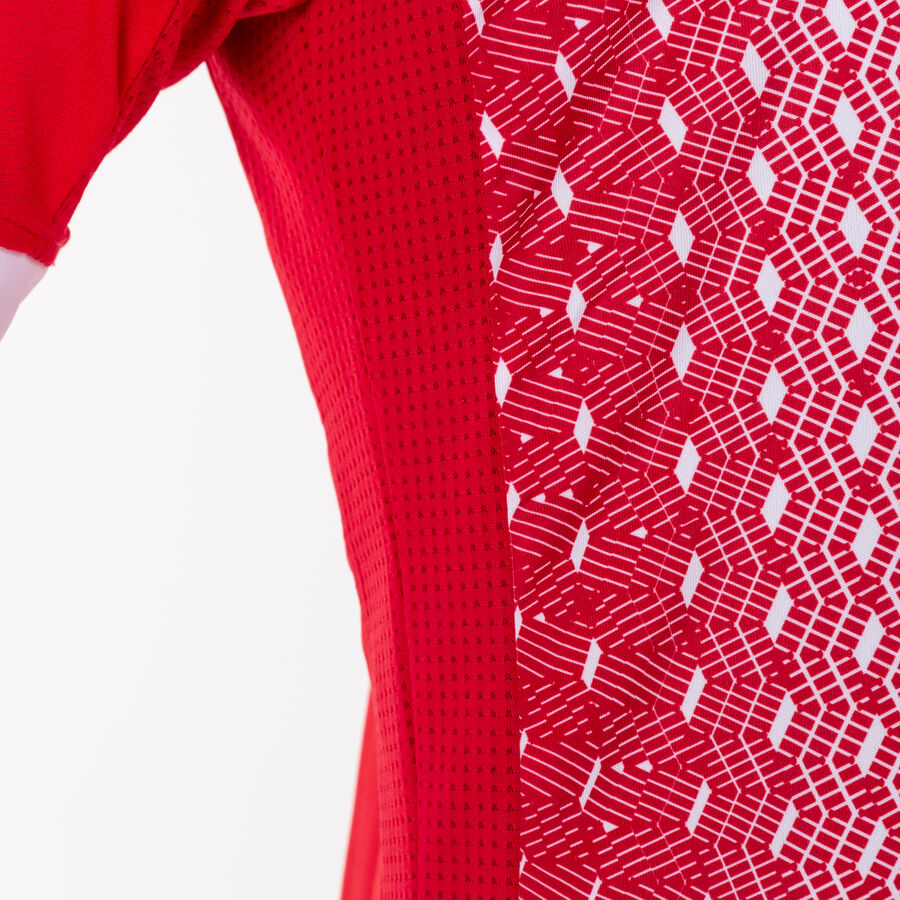 TSHIRT JOMA SUPERNOVA HOMME ROUGE BLANC