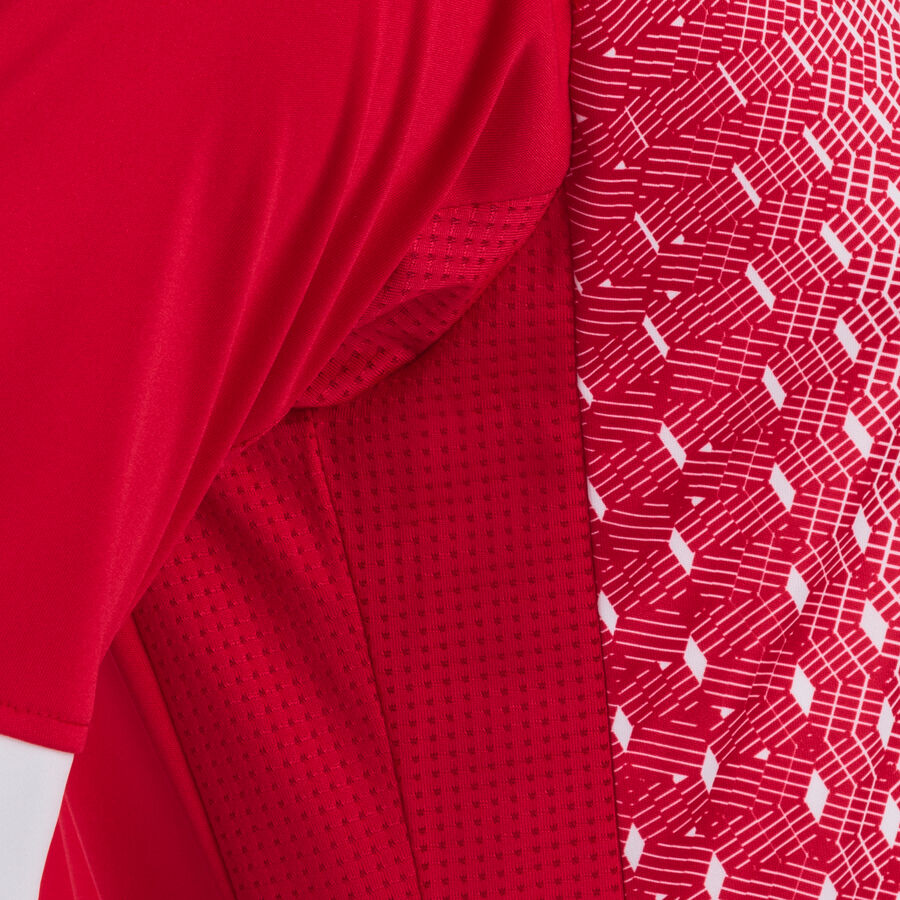 TSHIRT JOMA SUPERNOVA HOMME ROUGE BLANC