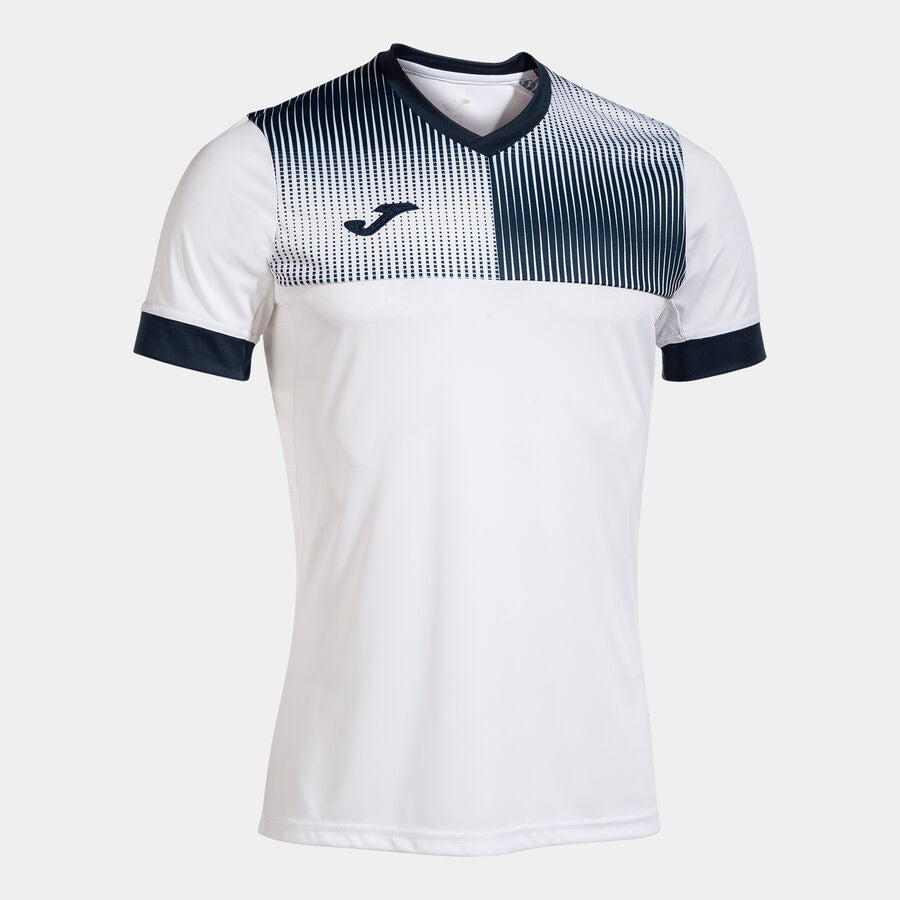 TSHIRT JOMA ECO SUPERNOVA HOMME BLANC BLEU MARINE