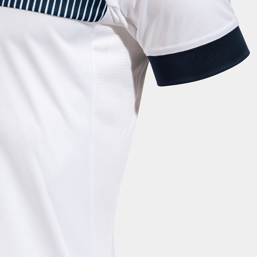 TSHIRT JOMA ECO SUPERNOVA HOMME BLANC BLEU MARINE
