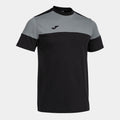 TSHIRT JOMA CREW V COTON Homme NOIR GRIS