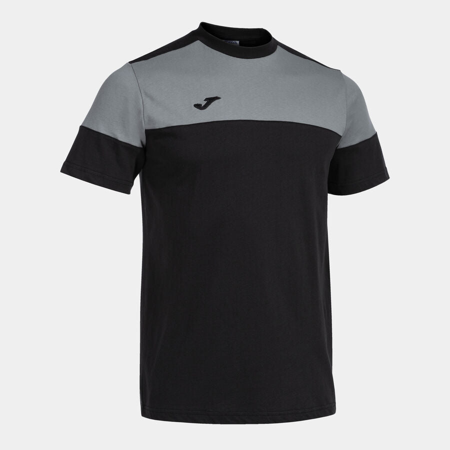 TSHIRT JOMA CREW V COTON Homme NOIR GRIS