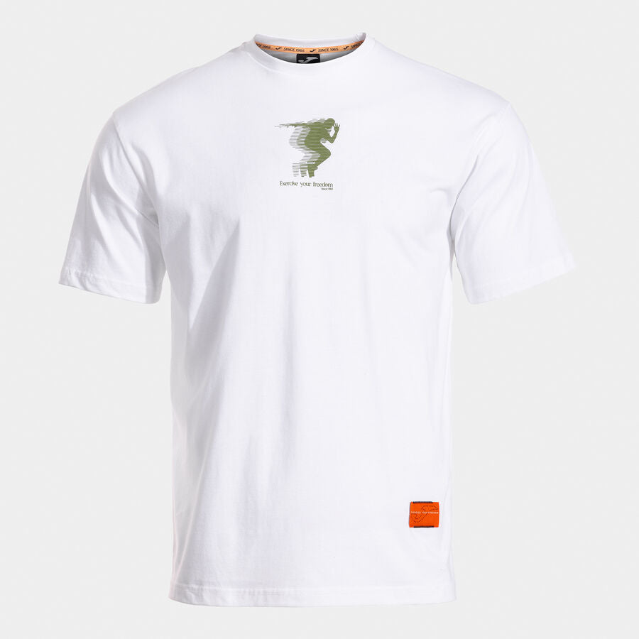 TSHIRT JOMA STEP HOMME Coton BLANC