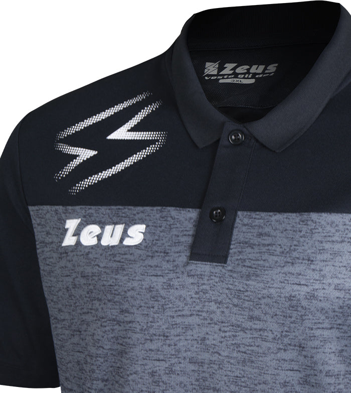 POLO ZEUS OLYMPIA MEN NOIR/GRIS