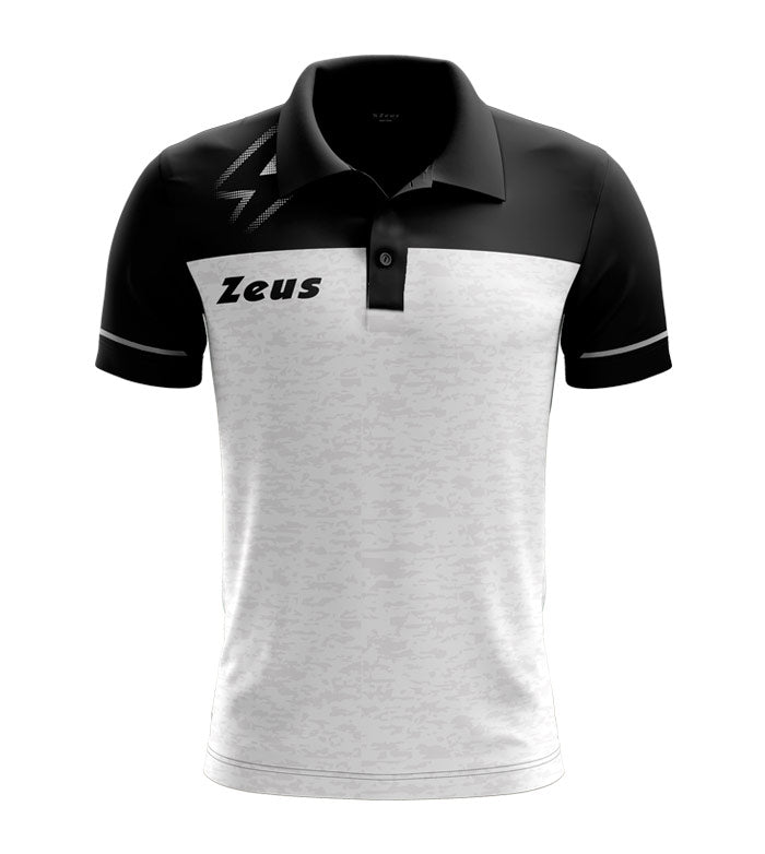 POLO ZEUS BIKOLOR MEN BLANC/NOIR