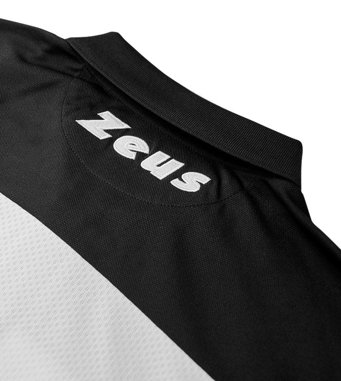 POLO ZEUS BIKOLOR MEN BLANC/NOIR