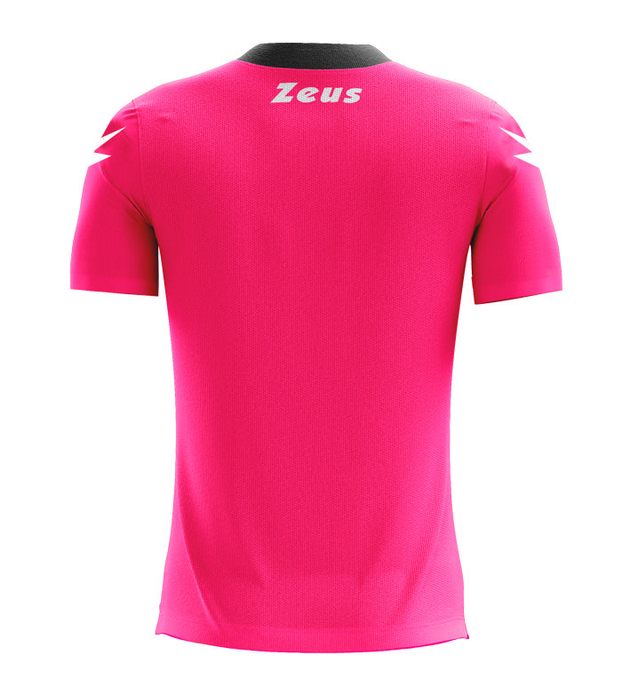 TSHIRT ZEUS ZIP FUSCIA/NOIR