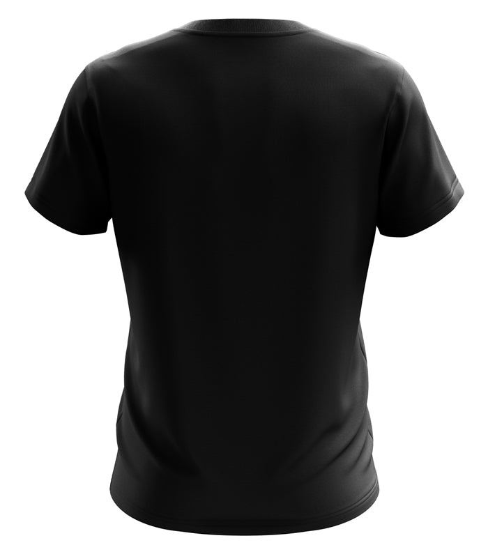 TSHIRT ZEUS COTON GLITCH MEN NOIR/JAUNE