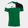 TSHIRT JOMA CREW V MEN VERT/NOIR