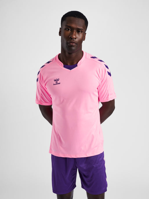 TSHIRT HUMMEL hmlCORE XK POLY JERSEY S/S ROSE