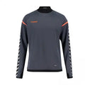SWEAT HUMMEL COL MONTANT Authentic Charge HOMME GRIS