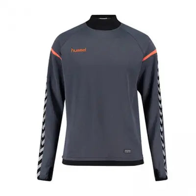 SWEAT HUMMEL COL MONTANT Authentic Charge HOMME GRIS