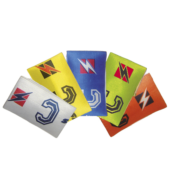LOT DE 5 BRASSARD CAPITAINE ZEUS