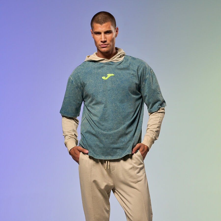 Sweat à capuche JOMA Mimetic unisexe BLEU GRIS