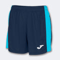 SHORT JOMA MAXI FEMME BLEU MARINE/TURQUOISE