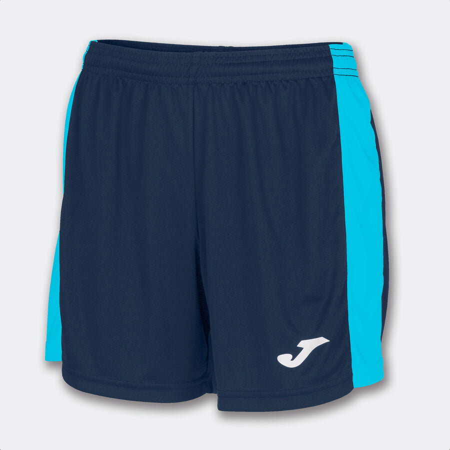 SHORT JOMA MAXI FEMME BLEU MARINE/TURQUOISE