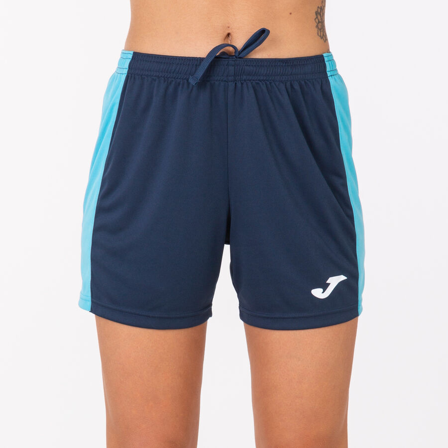 SHORT JOMA MAXI FEMME BLEU MARINE/TURQUOISE