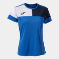 TSHIRT JOMA  Crew V FEMME BLEU