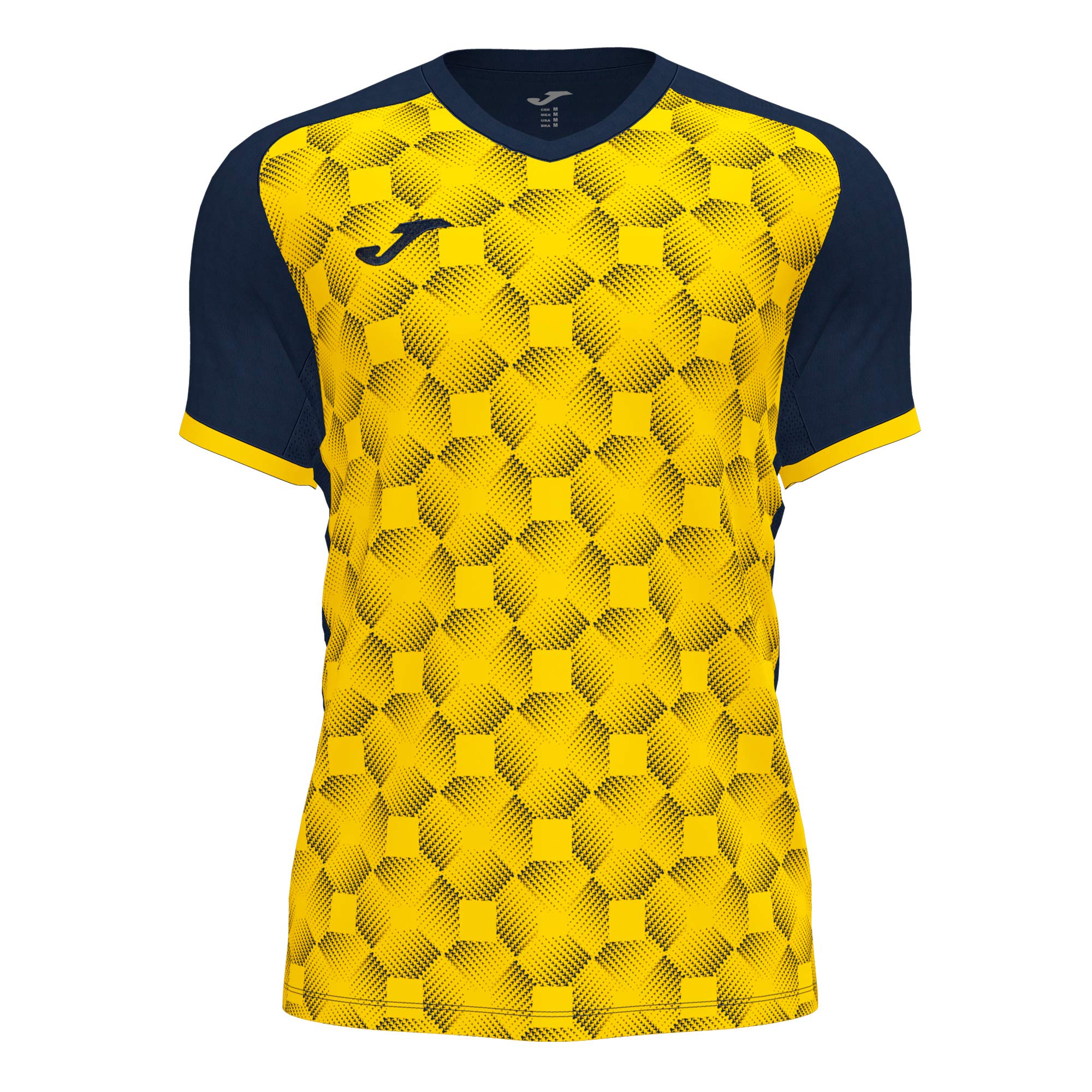 TSHIRT JOMA SUPERNOVA III MEN JAUNE / BLEU MARINE