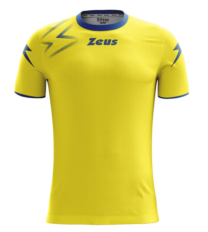 TSHIRT ZEUS MIDA JAUNE/BLEU