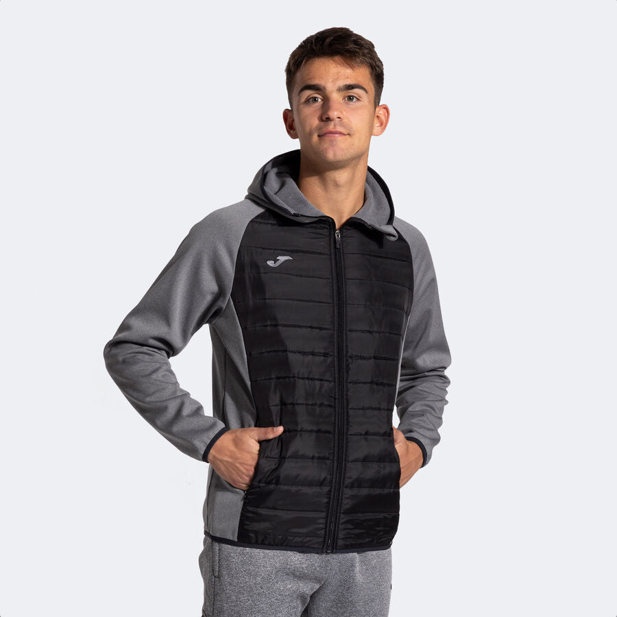 DOUDOUNE JOMA  BERNA III SOFT SHELL HOMME GRIS NOIR