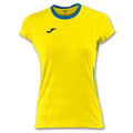 TSHIRT JOMA MODENA FEMME JAUNE/BLEU