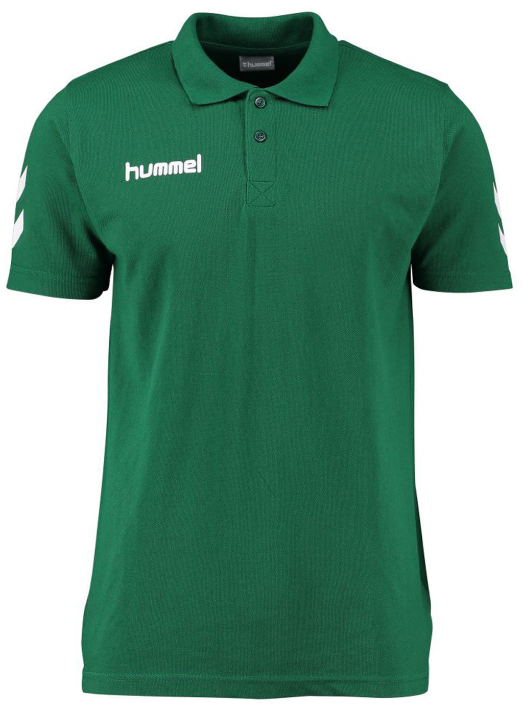 POLO HUMMEL CORE COTON VERT