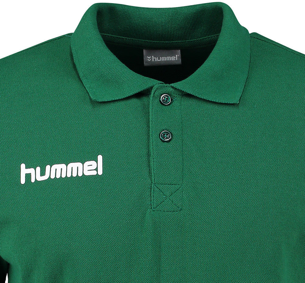 POLO HUMMEL CORE COTON VERT