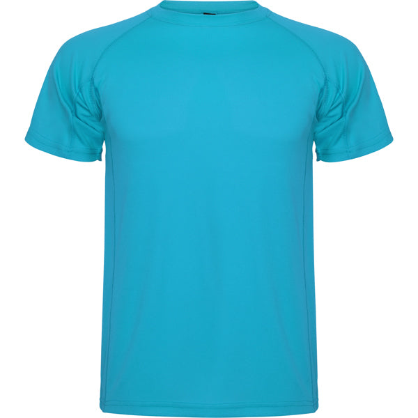 TSHIRT TECHNIQUE ROLY Bleu turquoise