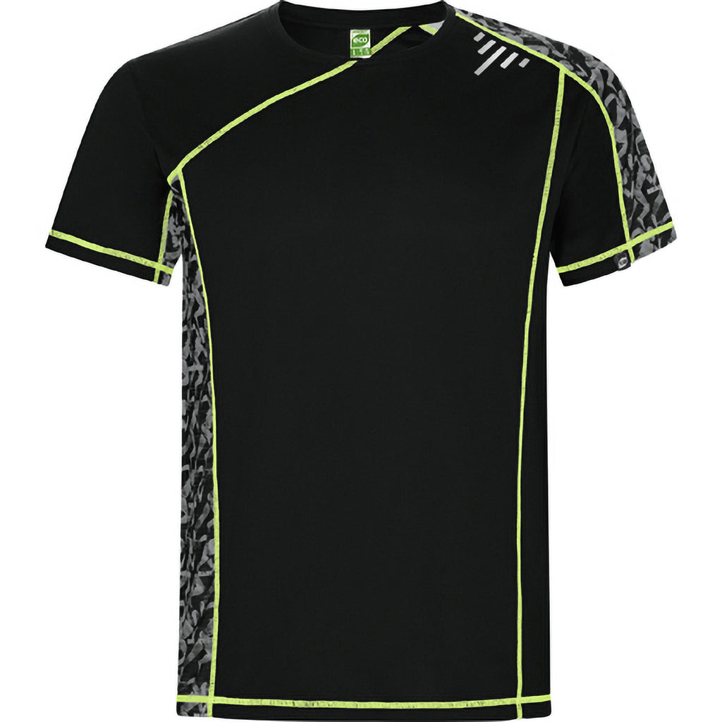 TSHIRT TECHNIQUE ROLY SOCHI RUNNING NOIR