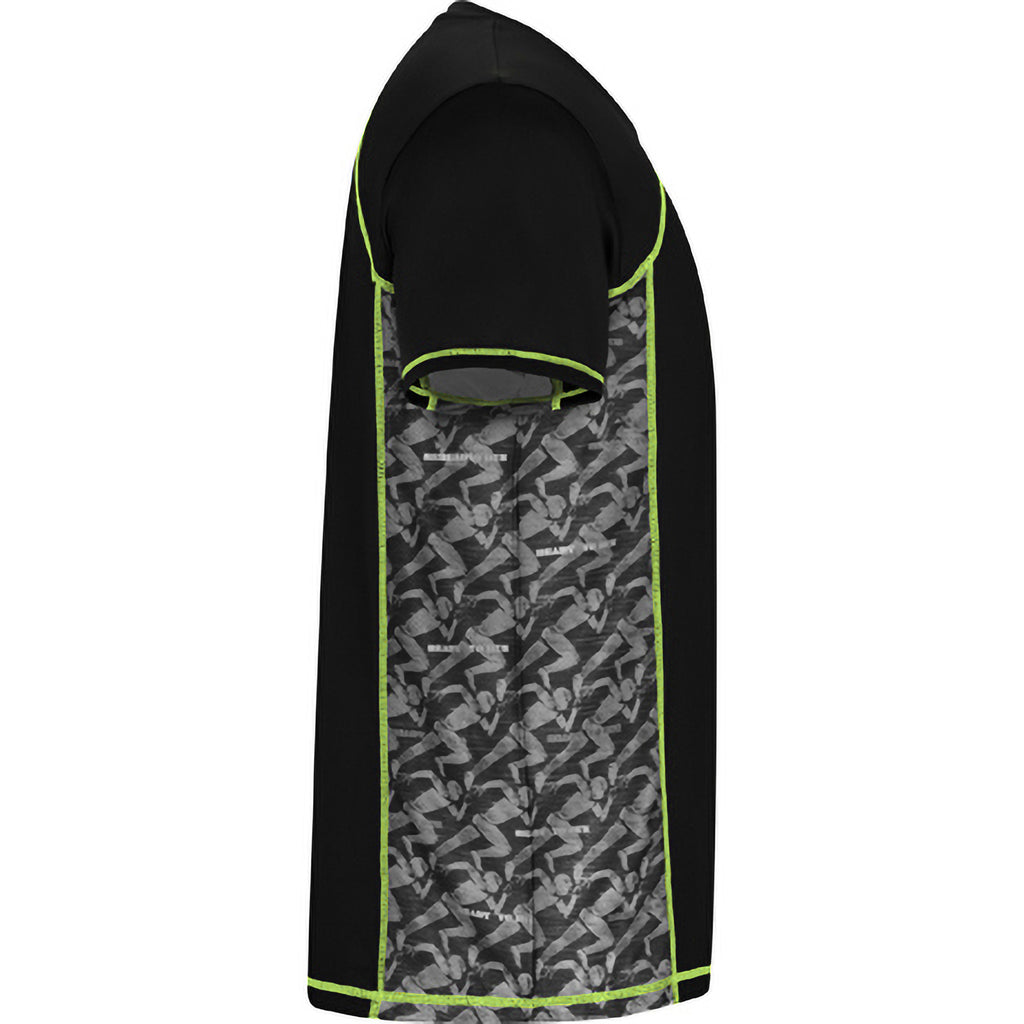 TSHIRT TECHNIQUE ROLY SOCHI RUNNING NOIR