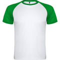 TSHIRT TECHNIQUE ROLY Blanc/vert